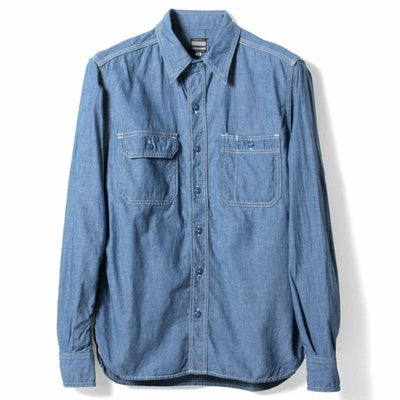 Momotaro MS033 5oz. Chambray Shirt - Okayama Denim