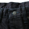 Momotaro 0106IBSPZ Indigo x Black Selvedge Jeans (Narrow Tapered)