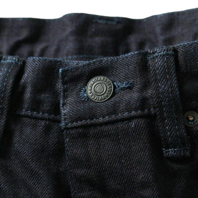 Momotaro 0106IBSPZ Indigo x Black Selvedge Jeans (Narrow Tapered)
