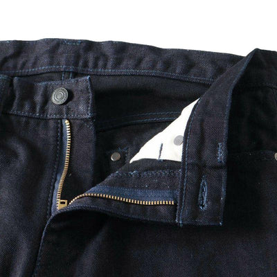 Momotaro 0106IBSPZ Indigo x Black Selvedge Jeans (Narrow Tapered)