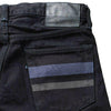 Momotaro 0106IBSPZ Indigo x Black Selvedge Jeans (Narrow Tapered)