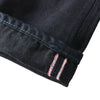 Momotaro 0106IBSPZ Indigo x Black Selvedge Jeans (Narrow Tapered)