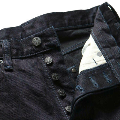 Momotaro 0205IBSP Indigo x Black Selvedge Jeans (Slim Straight)