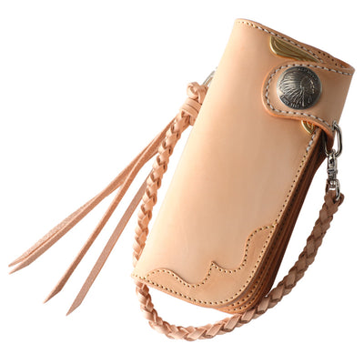 Redmoon "Yellow Eagle" Natural Leather Long Wallet