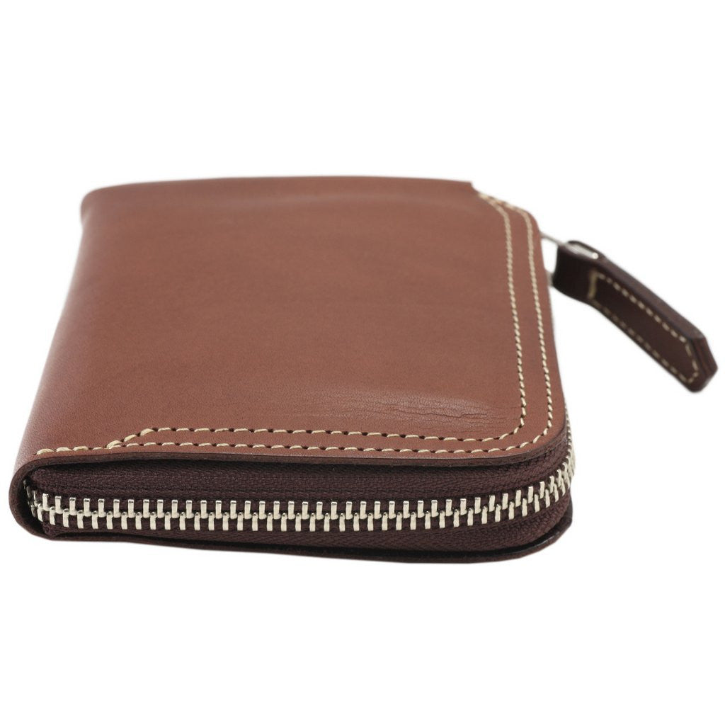 Pailot River Zipper Short Wallet - Okayama Denim Accessories - Selvedge