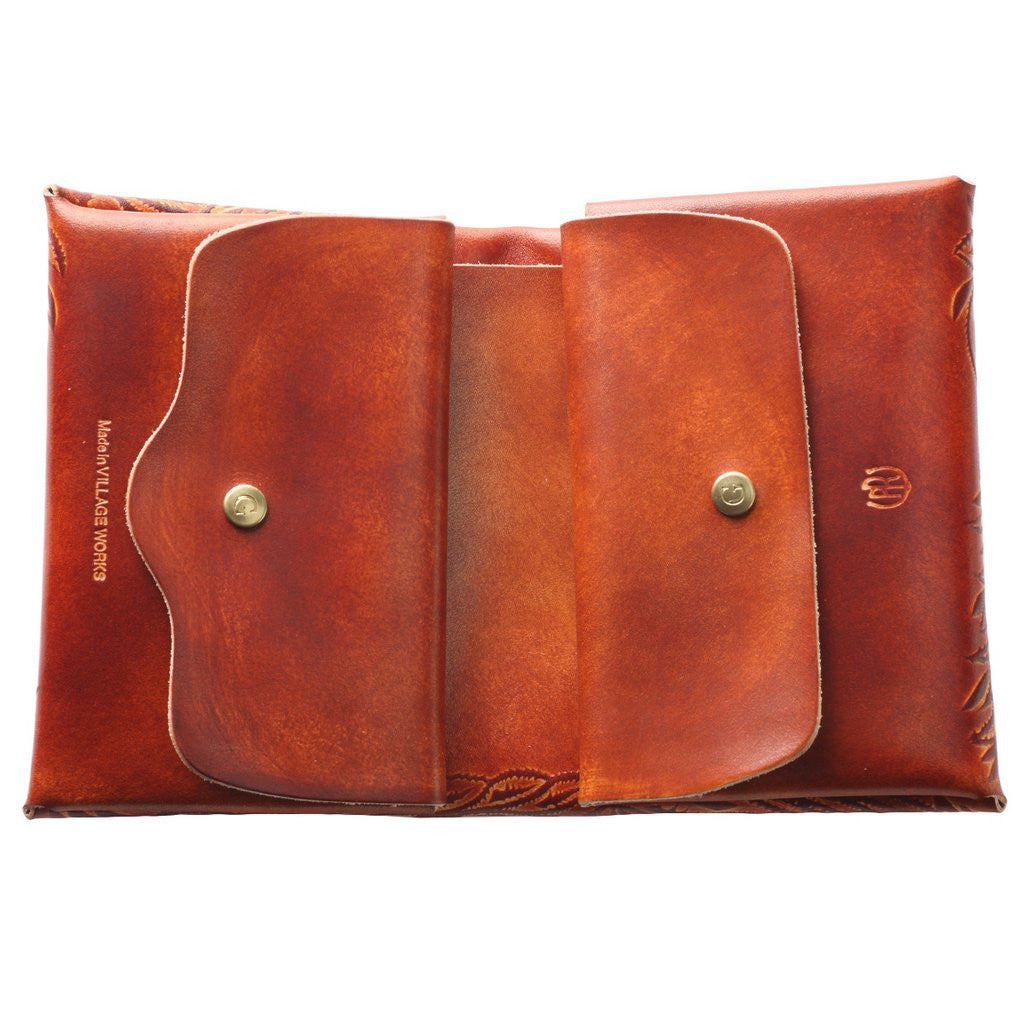 Pailot River 'Ghost' Seamless Wallet - Okayama Denim Accessories - Selvedge