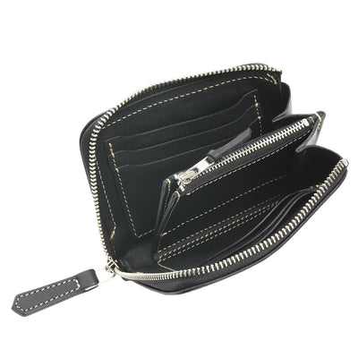 Pailot River Zipper Short Wallet - Okayama Denim Accessories - Selvedge