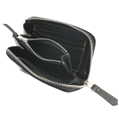 Pailot River Zipper Short Wallet - Okayama Denim Accessories - Selvedge