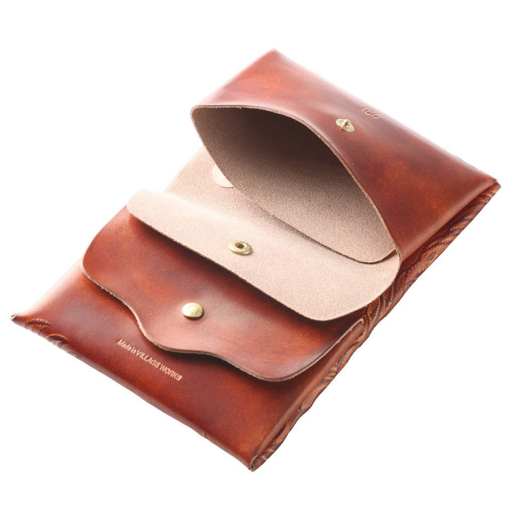 Pailot River 'Ghost' Seamless Wallet - Okayama Denim Accessories - Selvedge