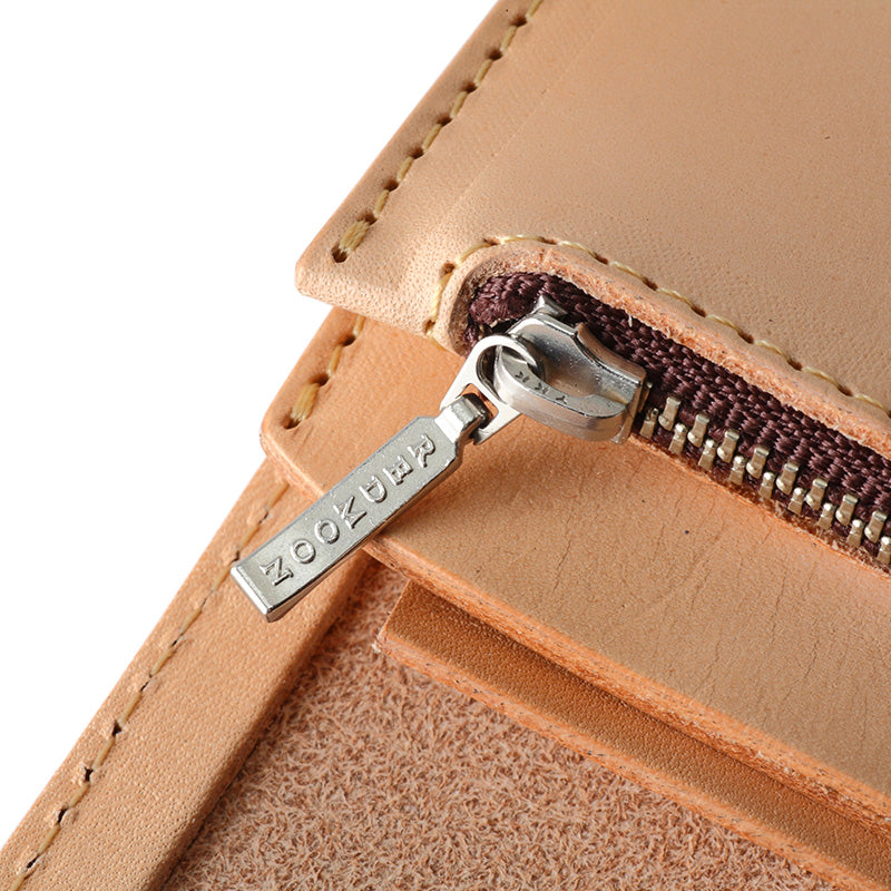 Redmoon "Yellow Eagle" Natural Leather Long Wallet