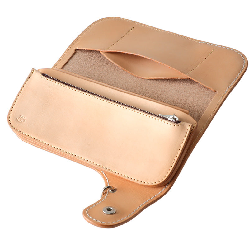 Redmoon "Yellow Eagle" Natural Leather Long Wallet