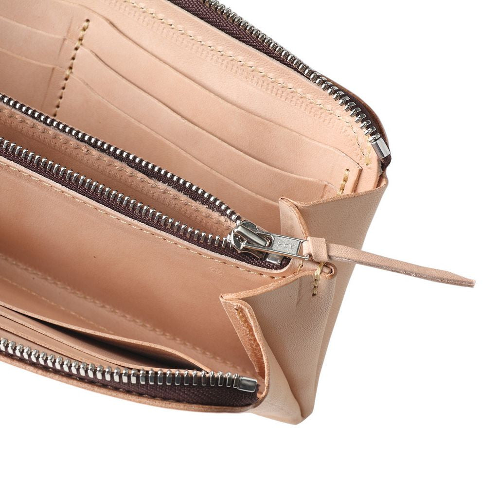 Pailot River Zipper Long Wallet - Okayama Denim
