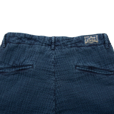 Studio D'Artisan Indigo Sashiko Pants (Slim Tapered)