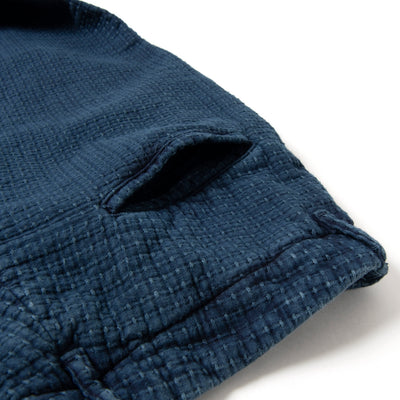 Studio D'Artisan Indigo Sashiko Pants (Slim Tapered)