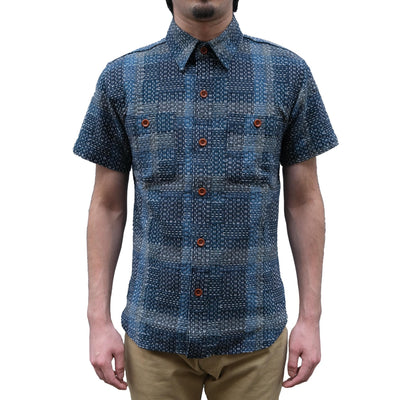 Studio D'Artisan "Noragi Sashiko" S/S Work Shirt