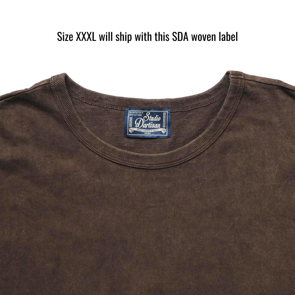 OD+SDA "Amami Dorozome" Crewneck Tee (Dark Brown)