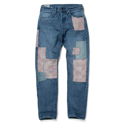 Studio D'Artisan Boro "Sashiko Denim" Jeans (Relax Tapered)