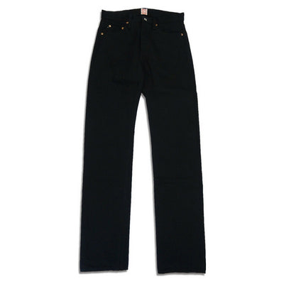 Samurai Jeans S710NBK 17oz. Black x Black Selvedge Denim Jeans (Slim Tapered) - Okayama Denim Jeans - Selvedge