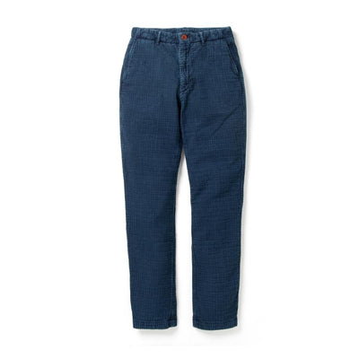 Studio D'Artisan Indigo Sashiko Pants (Slim Tapered)