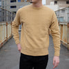 OD+LW Natural Kakishibu Dyed Vintage Jacquard Knit Crewneck Sweatshirt
