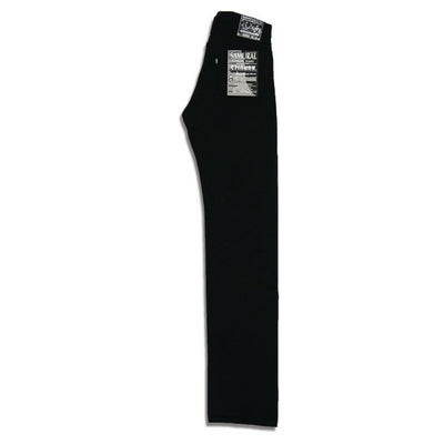Samurai Jeans S710NBK 17oz. Black x Black Selvedge Denim Jeans (Slim Tapered) - Okayama Denim Jeans - Selvedge