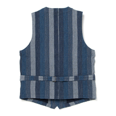 Studio D'Artisan "Noragi Kasuri Sashiko" Vest