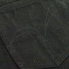 Samurai Jeans S710NBK 17oz. Black x Black Selvedge Denim Jeans (Slim Tapered) - Okayama Denim Jeans - Selvedge