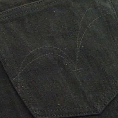 Samurai Jeans S710NBK 17oz. Black x Black Selvedge Denim Jeans (Slim Tapered) - Okayama Denim Jeans - Selvedge