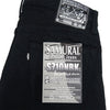 Samurai Jeans S710NBK 17oz. Black x Black Selvedge Denim Jeans (Slim Tapered) - Okayama Denim Jeans - Selvedge