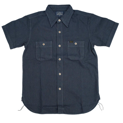 Studio D'Artisan Hickory Railroad S/S Shirt (Navy)