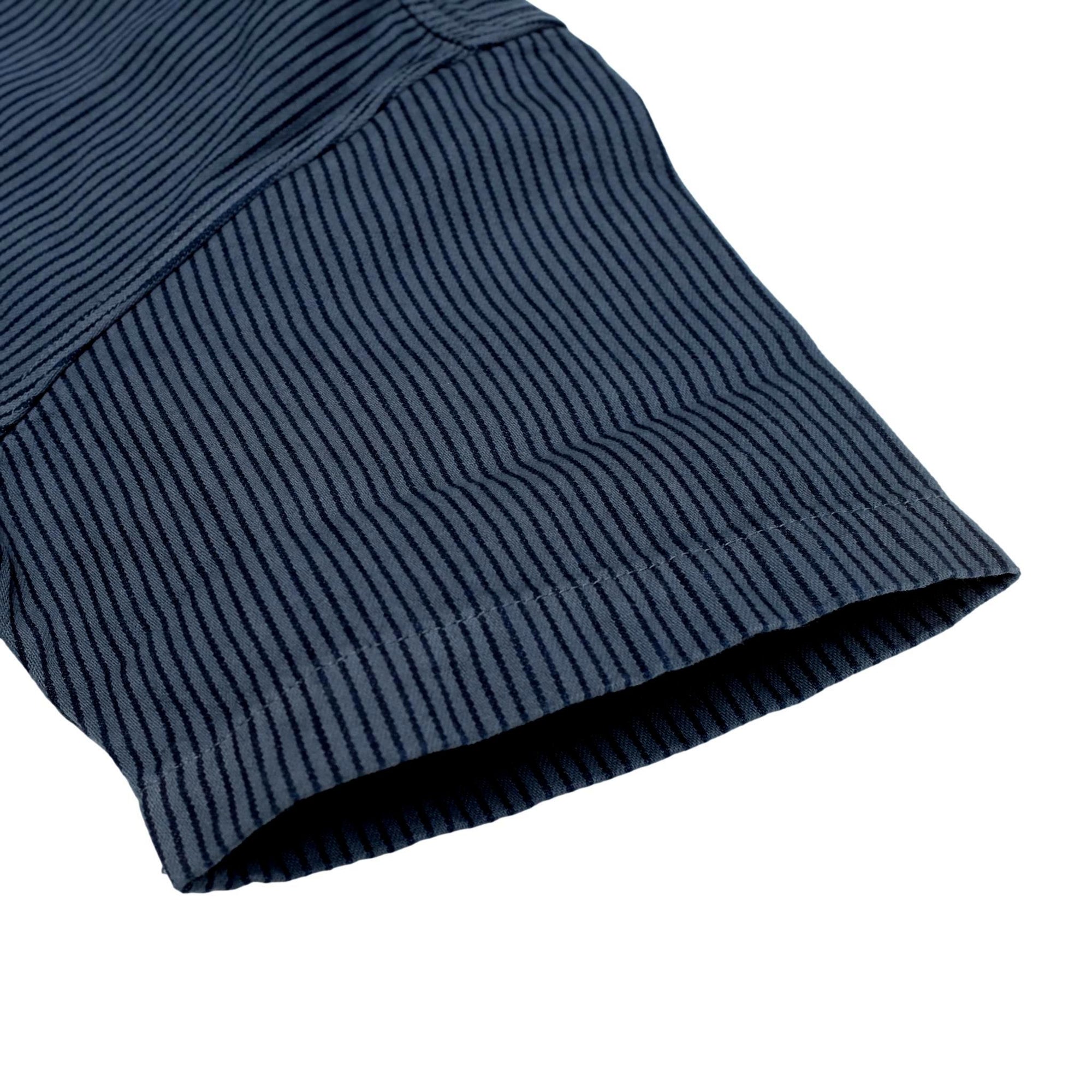 Studio D'Artisan Hickory Railroad S/S Shirt (Navy)