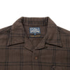 Studio D'Artisan "Amami Dorozome" Sashiko S/S Shirt (Dark Brown)