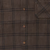 Studio D'Artisan "Amami Dorozome" Sashiko S/S Shirt (Dark Brown)