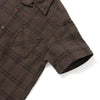 Studio D'Artisan "Amami Dorozome" Sashiko S/S Shirt (Dark Brown)
