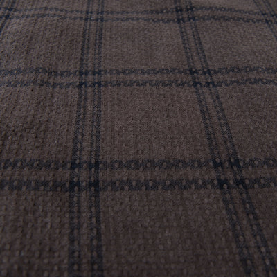 Studio D'Artisan "Amami Dorozome" Sashiko S/S Shirt (Dark Brown)