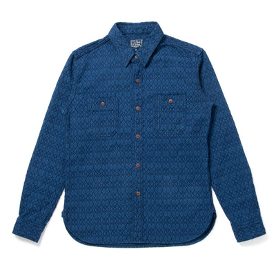 Studio D'Artisan Indigo Dobby Sashiko Shirt (Version B)