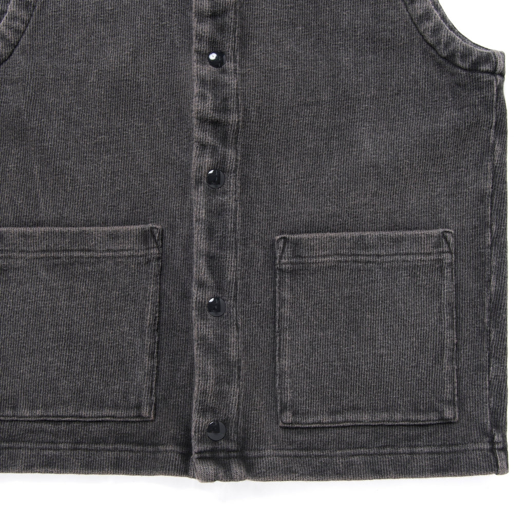 [Pre-Order] Studio D'Artisan Sumi Dyed Heavyweight Jersey Vest