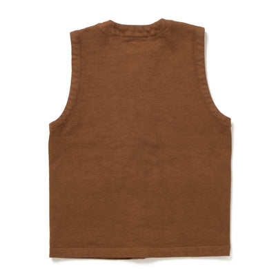 [Pre-Order] Studio D'Artisan Kakishibu Dyed Heavyweight Jersey Vest