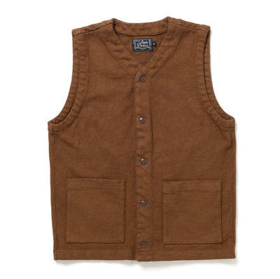 [Pre-Order] Studio D'Artisan Kakishibu Dyed Heavyweight Jersey Vest