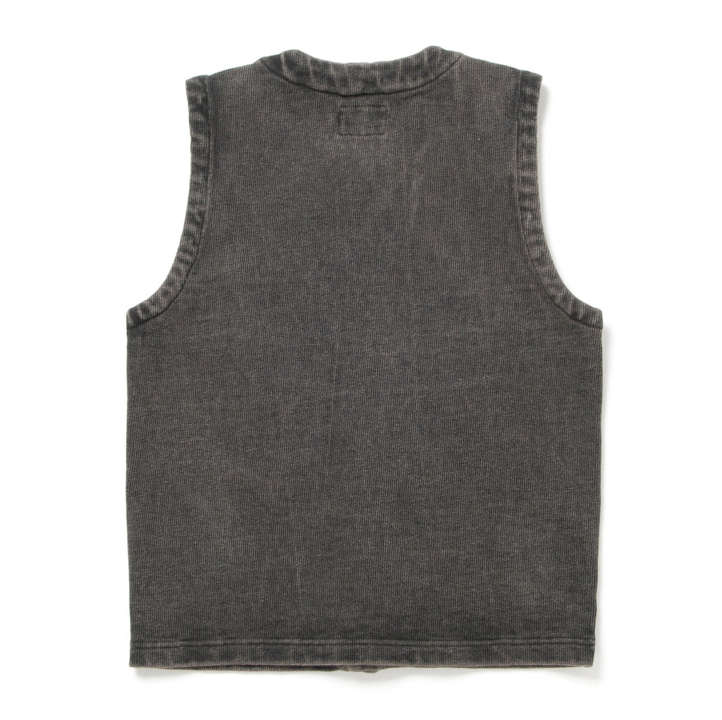 [Pre-Order] Studio D'Artisan Sumi Dyed Heavyweight Jersey Vest