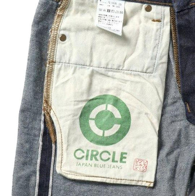 Japan Blue J105 'Circle' Stretch Selvedge Jeans (Skinny) - Okayama Denim Jeans - Selvedge