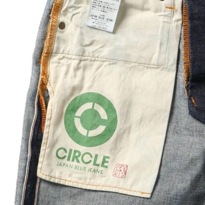 Japan Blue J401 'Circle' Selvedge Jeans (Regular Straight) - Okayama Denim Jeans - Selvedge