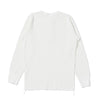 Studio D'Artisan L/S Heavy Thermal Henley (White) - Okayama Denim T-Shirts - Selvedge