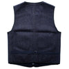 Brown's Beach Early Vest (Navy) - Okayama Denim