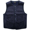 Brown's Beach Early Vest (Navy) - Okayama Denim