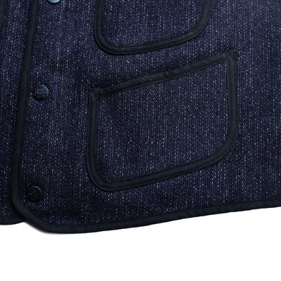 Brown's Beach Early Vest (Navy) - Okayama Denim