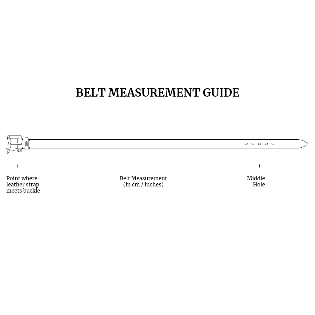 Inception Saddle Leather Fireman Belt (Natural)