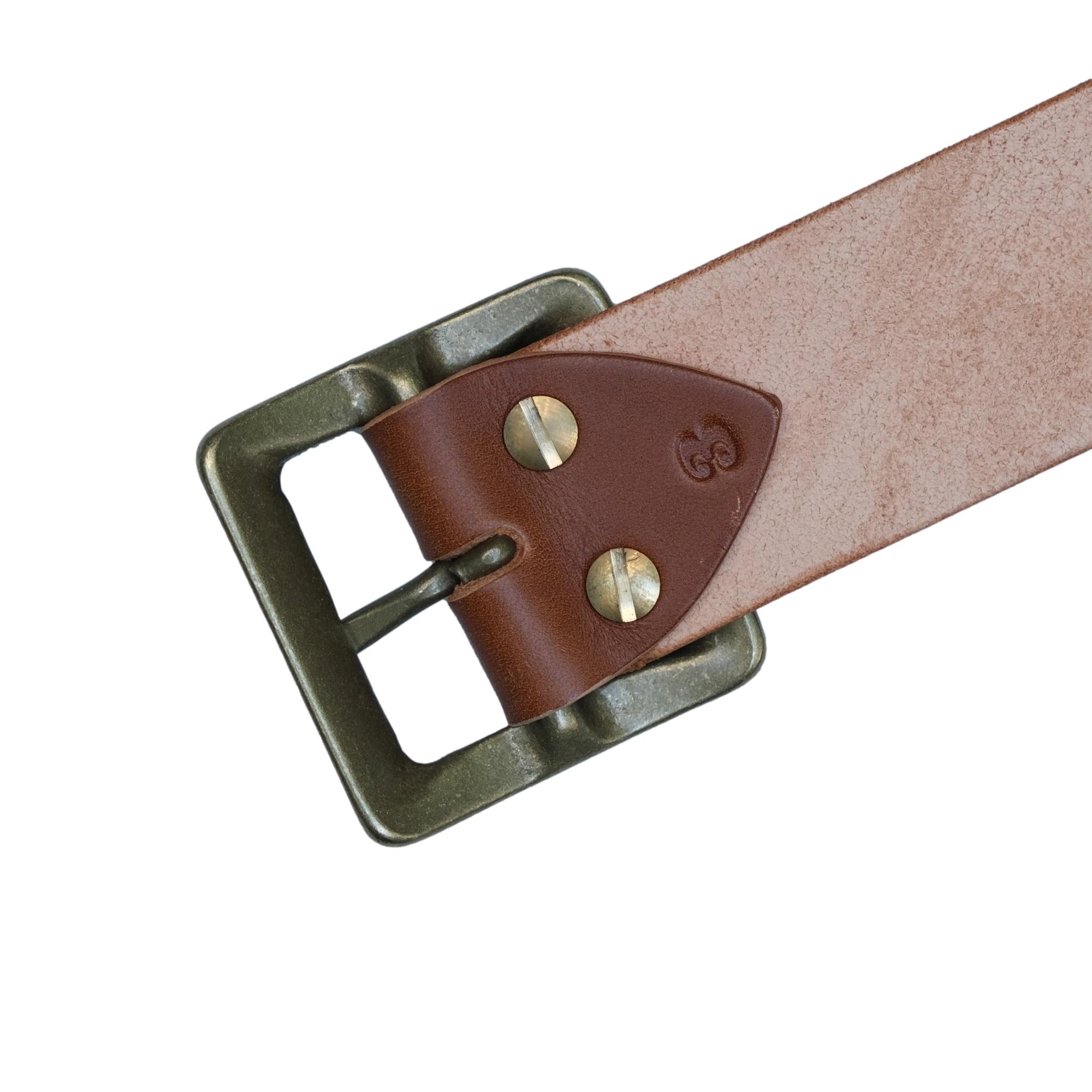 Big John 4mm Himeji Leather Belt - Okayama Denim Big John 4mm Himeji Leather Belt - Okayama Denim