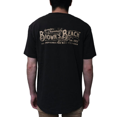 Brown's Beach Logo Print Tee