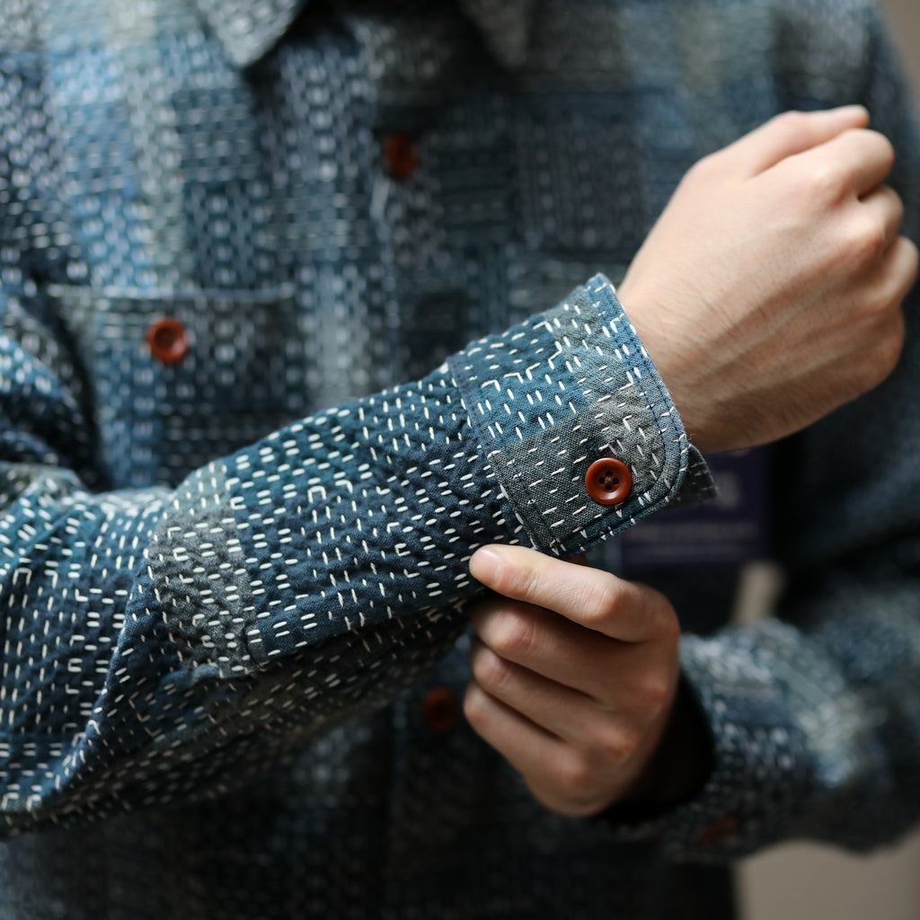 Studio D'Artisan "Noragi Sashiko" Work Shirt